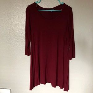 Maroon Legging Tee